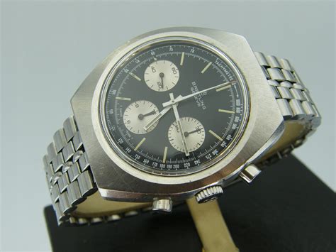 FS: RARE Vintage Breitling 1450 Chronograph Black w/silver 